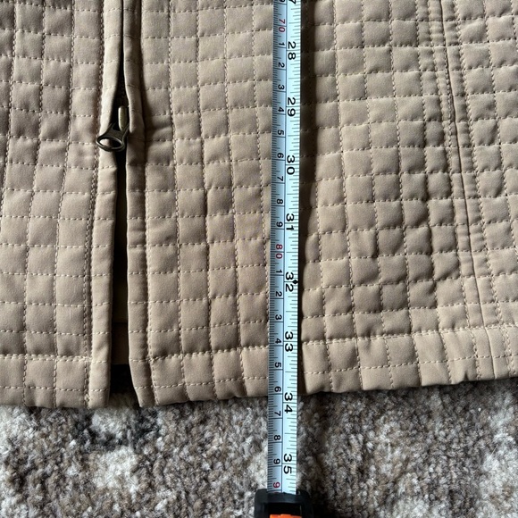 Esprit Women’s Quilted Hooded Coat Beige Long Jacket Size L Warm Outerwear - Picture 10 of 16